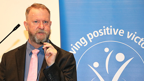 Image: Craig Brennan, President of Living Positive Victoria